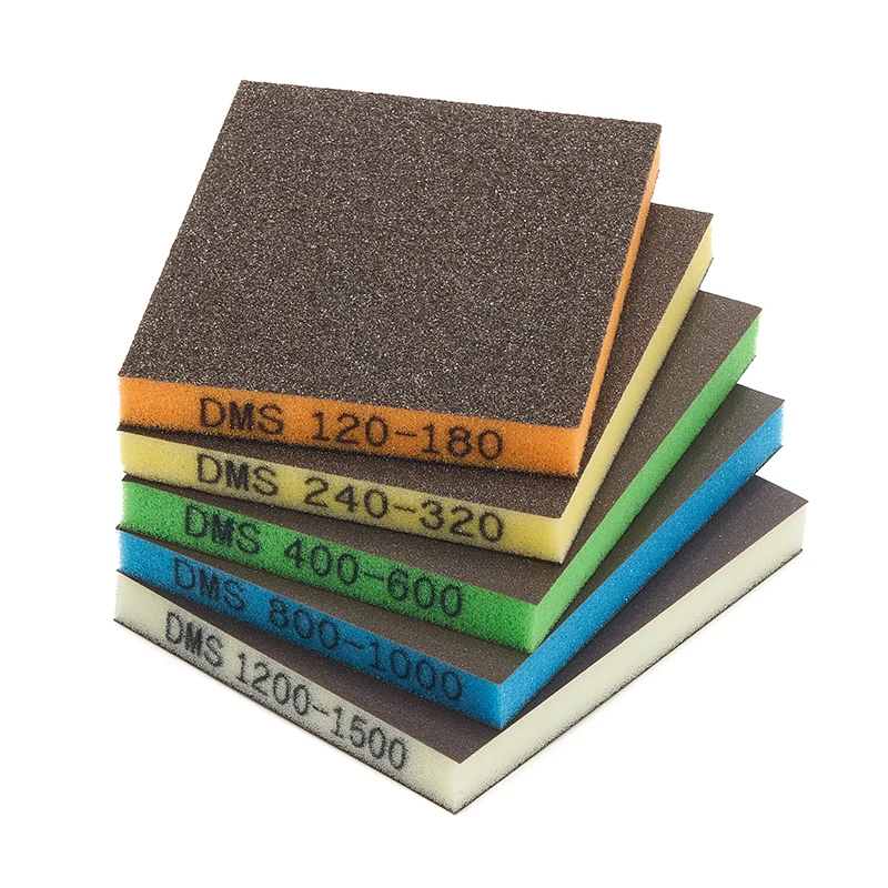 다채로운 양면 샌딩 스폰지